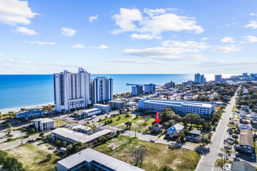 Dazzling Centrally Located Ocean View W 2 Kings, Huge Private Yard, 2 Decks, Firepit, Bbq Myrtle Beach Bagian luar foto