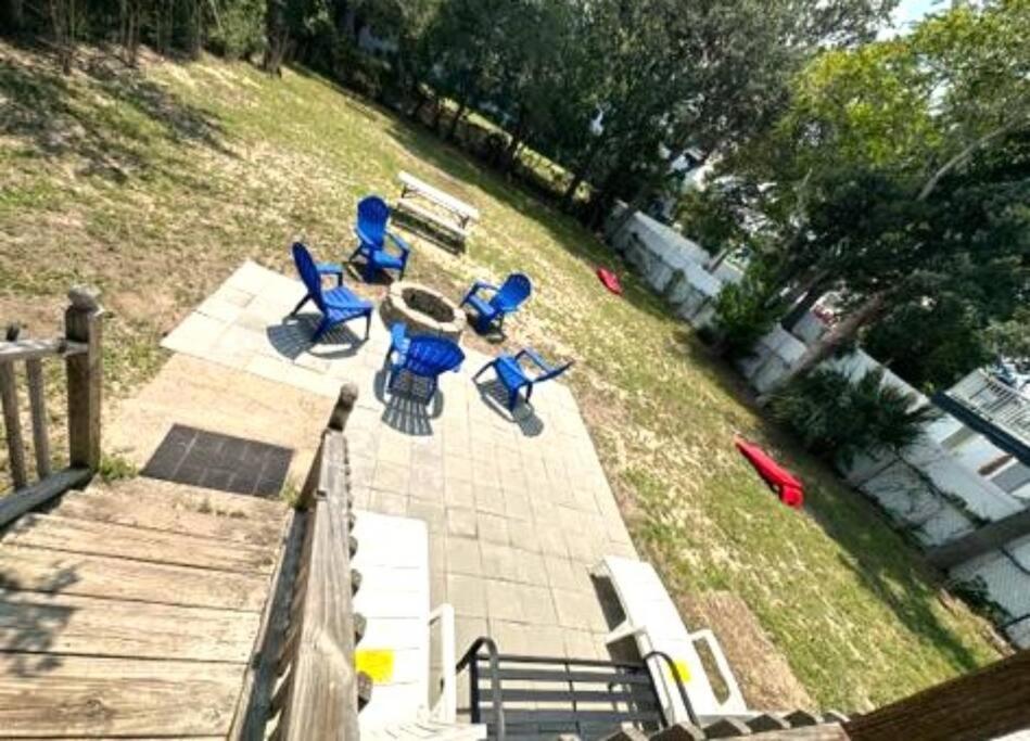 Dazzling Centrally Located Ocean View W 2 Kings, Huge Private Yard, 2 Decks, Firepit, Bbq Myrtle Beach Bagian luar foto