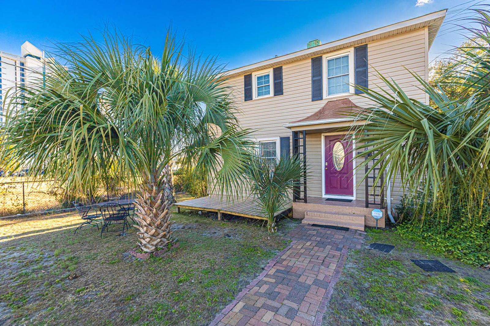 Dazzling Centrally Located Ocean View W 2 Kings, Huge Private Yard, 2 Decks, Firepit, Bbq Myrtle Beach Bagian luar foto